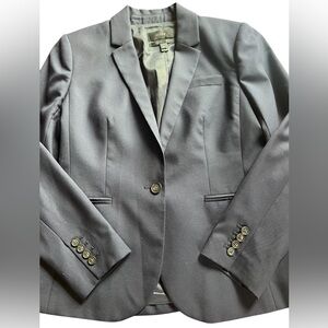 J. Crew Navy Super 120’s Schoolboy Wool Blazer Jacket Size 8P